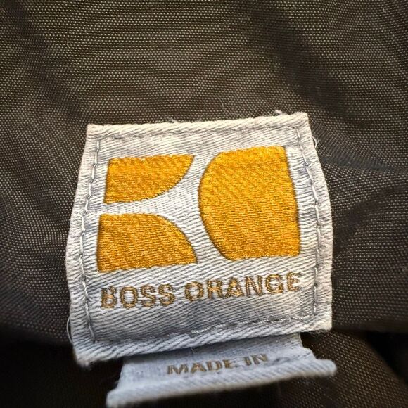 Hugo Boss Orange Label Men’s Blue Linen/Cotton Field Military Jacket Size XXL - Picture 14 of 16